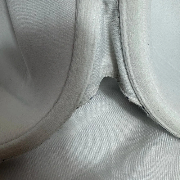 Cacique blue and white print lightly lined t-shirt bra size 44C - Picture 8 of 10